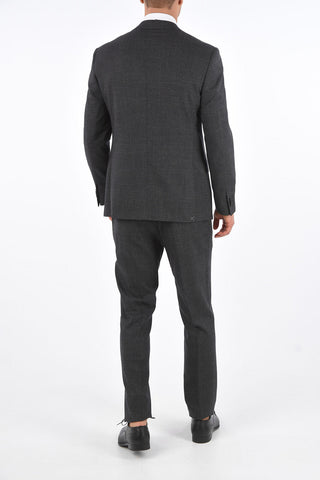 Jetted Pocket MANTUA District Check Suit