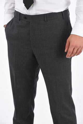 Jetted Pocket MANTUA District Check Suit