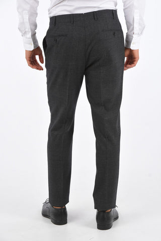 Jetted Pocket MANTUA District Check Suit