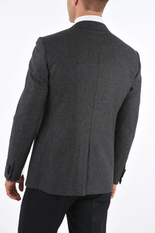 Virgin Wool CEREMONY ACADEMY Suit with Peak Lapel