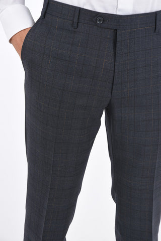 CC COLLECTION Windowpane Check RIGHT Suit