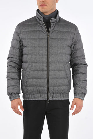 ID Crew Neck Padded Jacket with Front Zip