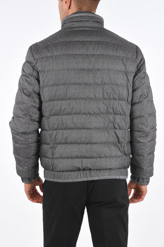 ID Crew Neck Padded Jacket with Front Zip
