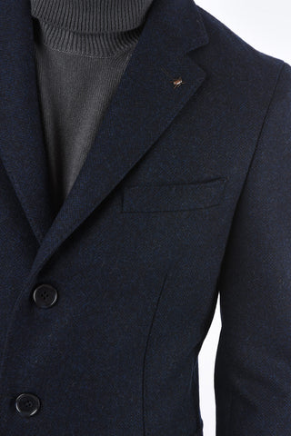 CC COLLECTION Wool Coat with Notch Lapel