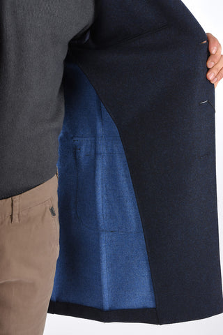 CC COLLECTION Wool Coat with Notch Lapel