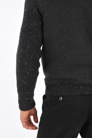 ID Quilted Bomber Jacket with Front Zip