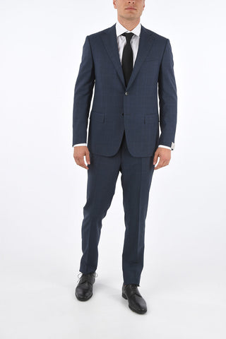 Jetted Pocket MANTUA Disctrict Check Suit