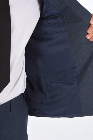Jetted Pocket MANTUA Disctrict Check Suit
