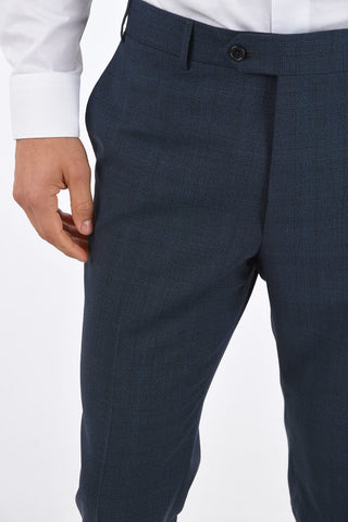 Jetted Pocket MANTUA Disctrict Check Suit