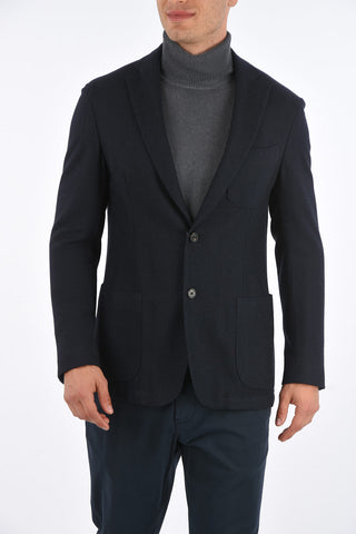ID Blazer in Cashmere Sfoderato con Micro Pois