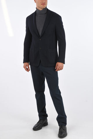 ID Blazer in Cashmere Sfoderato con Micro Pois