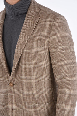Blazer GATE District Check con 2 Tasche a Toppa