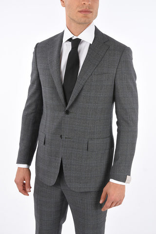 District Check MANTUA Notch Lapel Suit