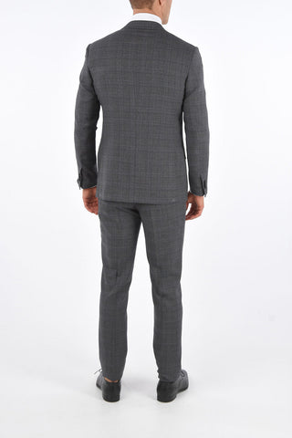 District Check MANTUA Notch Lapel Suit