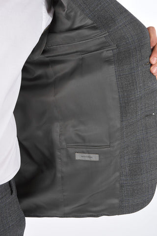 District Check MANTUA Notch Lapel Suit