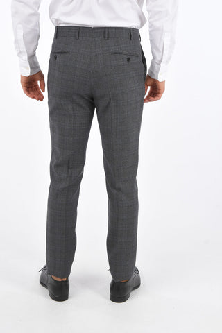 District Check MANTUA Notch Lapel Suit