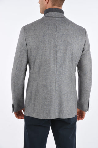 Virgin Wool Hopsack GATE 2 Button Blazer