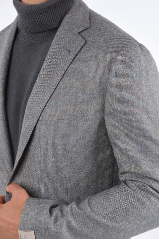 Virgin Wool Hopsack GATE 2 Button Blazer