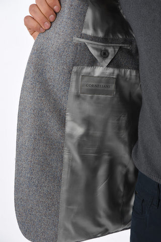 Virgin Wool Hopsack GATE 2 Button Blazer