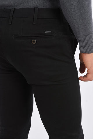 Pantaloni Sfoderati con Passanti e 4 Tasche