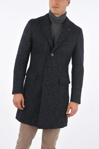 CC COLLECTION Donegal Coat with Notch Lapel