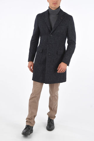 CC COLLECTION Donegal Coat with Notch Lapel
