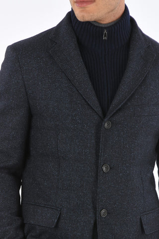 ID OUTDOOR Padded Jacket with Knit Detail