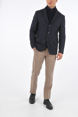 ID OUTDOOR Padded Jacket with Knit Detail