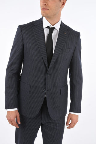 CC COLLECTION Pinstriped RIGHT 2 Button Suit