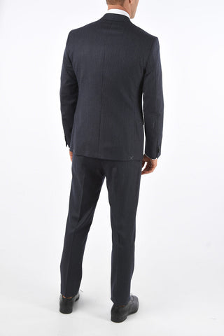 CC COLLECTION Pinstriped RIGHT 2 Button Suit