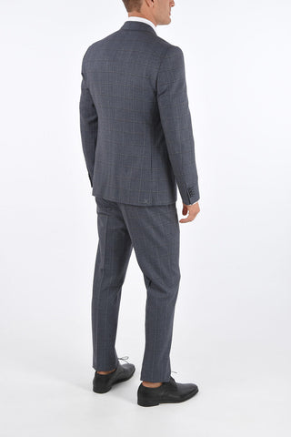 CC COLLECTION Abito 2 Bottoni RIGHT Fantasia Windowpane Check