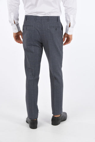 CC COLLECTION Abito 2 Bottoni RIGHT Fantasia Windowpane Check