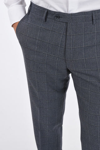 CC COLLECTION Abito 2 Bottoni RIGHT Fantasia Windowpane Check