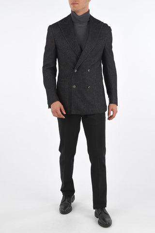Blazer Doppiopetto con Rever a Lancia