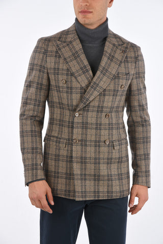 CC COLLECTION Plaid REWARD Double Breasted Blazer