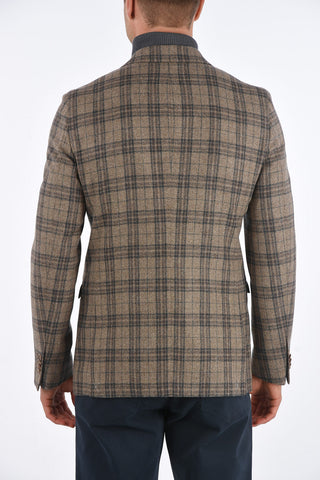 CC COLLECTION Plaid REWARD Double Breasted Blazer