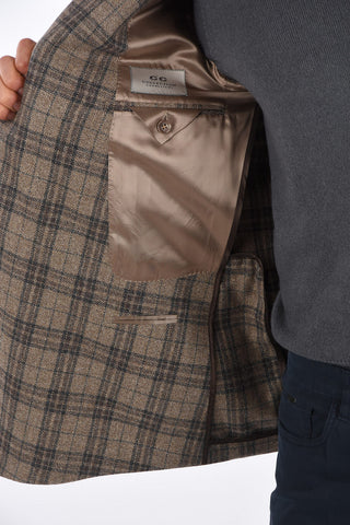 CC COLLECTION Plaid REWARD Double Breasted Blazer