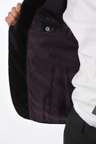 Velvet ACADEMY Blazer with Shawl Lapel