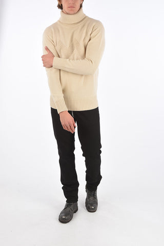 MAN Maglia a collo alto in Lana