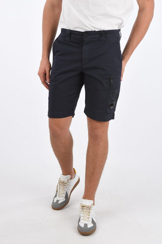stretch cotton cargo shorts