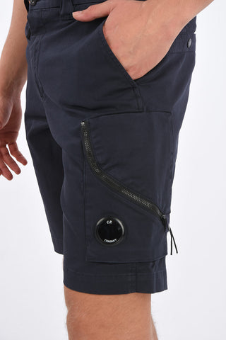 stretch cotton cargo shorts