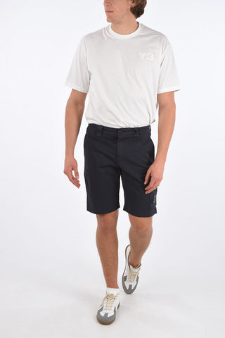 stretch cotton cargo shorts