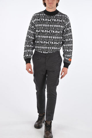 wool slim fit cargo pants