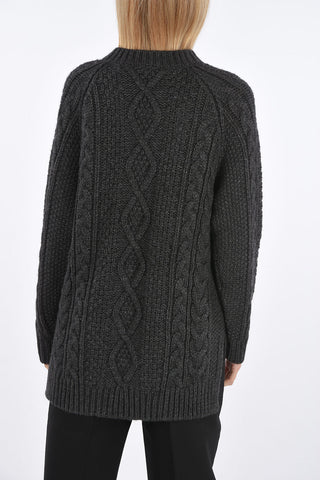 maglia a trecce LIVELY girocollo