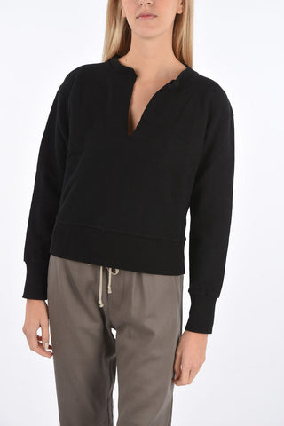 V-neck TERRY Sweatshirt