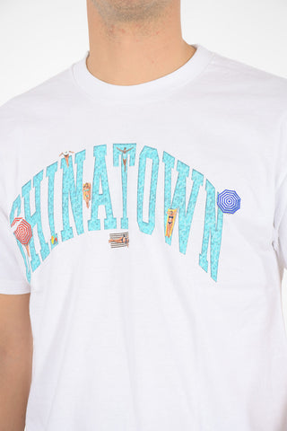 t-shirt BEACH ARC girocollo