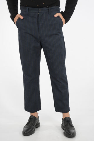 MAN pantalone a righe con passanti