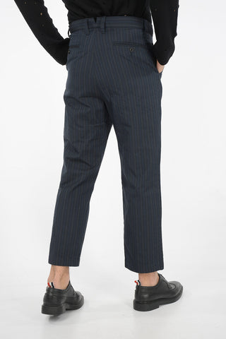 MAN pantalone a righe con passanti