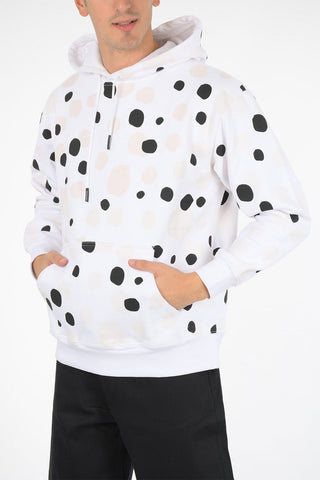 polka dot hoodie sweatshirt