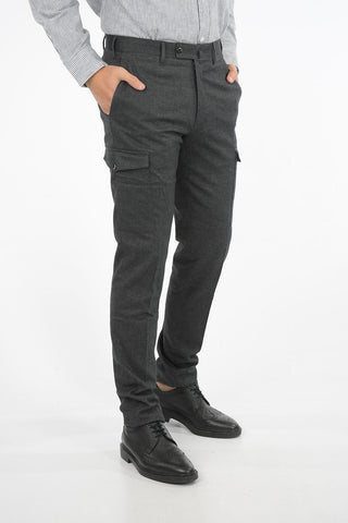 pantalone cargo hopsack